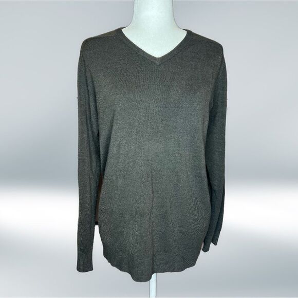 Mark & Spencer v neck knit long sleeved top size Small - Picture 2 of 5